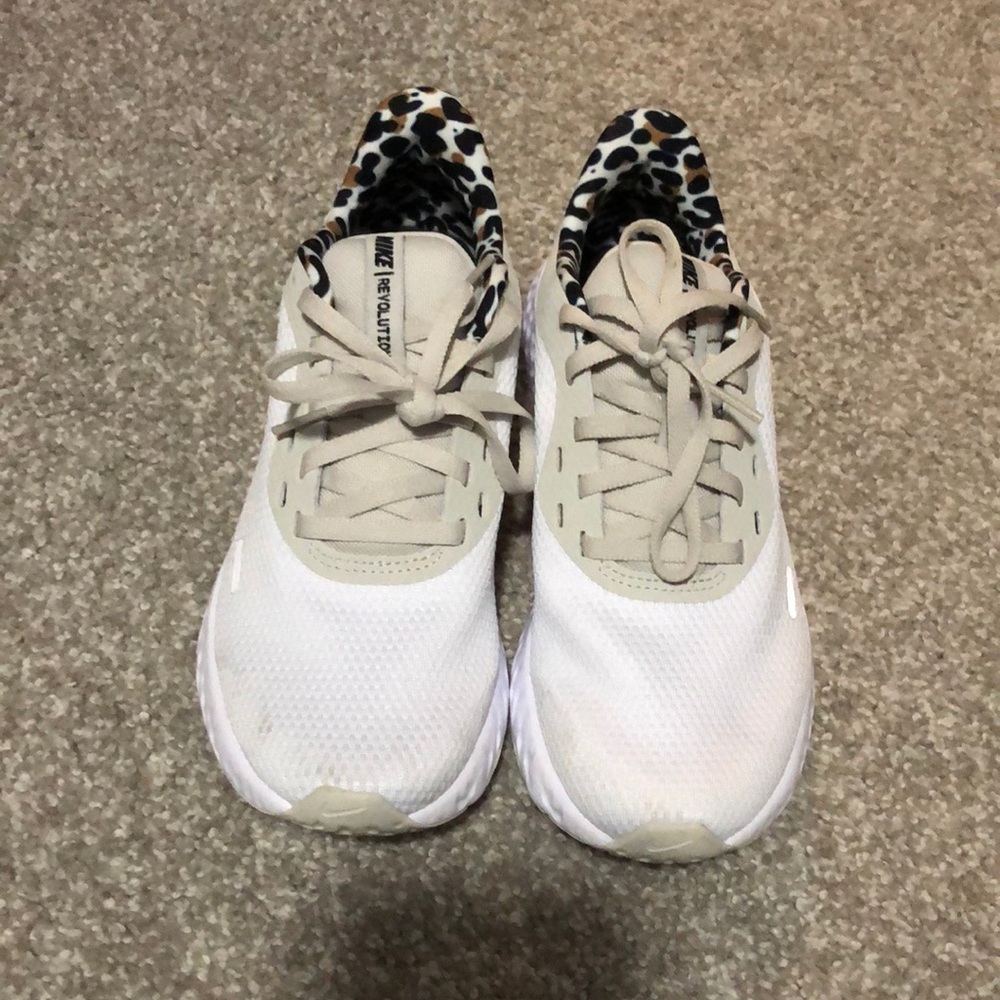 Cheetah Nike shoes.